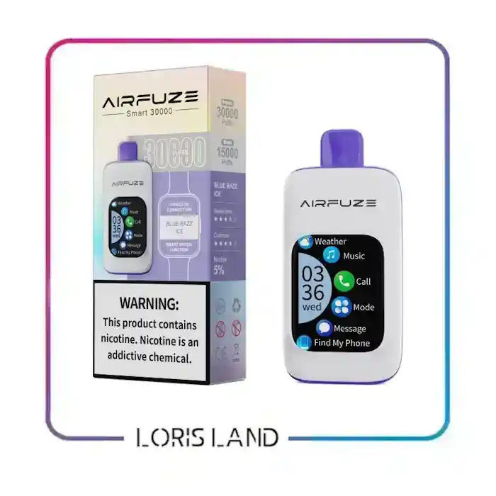 پاد یکبار مصرف بلوبری تمشک یخ ایر فیوز ۳۰0۰۰ پاف